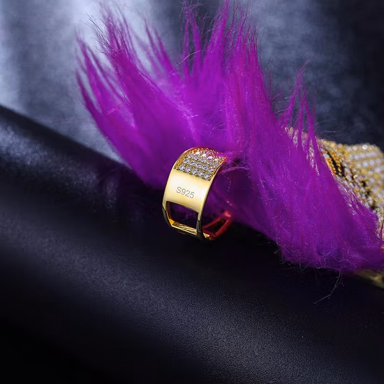 Fancy Purple Hair Guy Hip Hop Jewelry 925 Sterling Silver Pass Diamond Tester Vvs Moissanite Iced out Clown Pendant with Chain