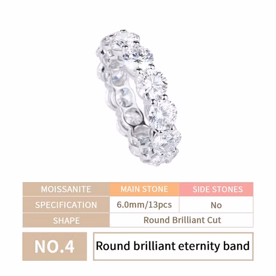 Xingyue Wholesale Custom Design Hip Hop Iced out Real Silver 925 Sterling Mens Fine Jewelry Moissanite Diamond Rings for Men
